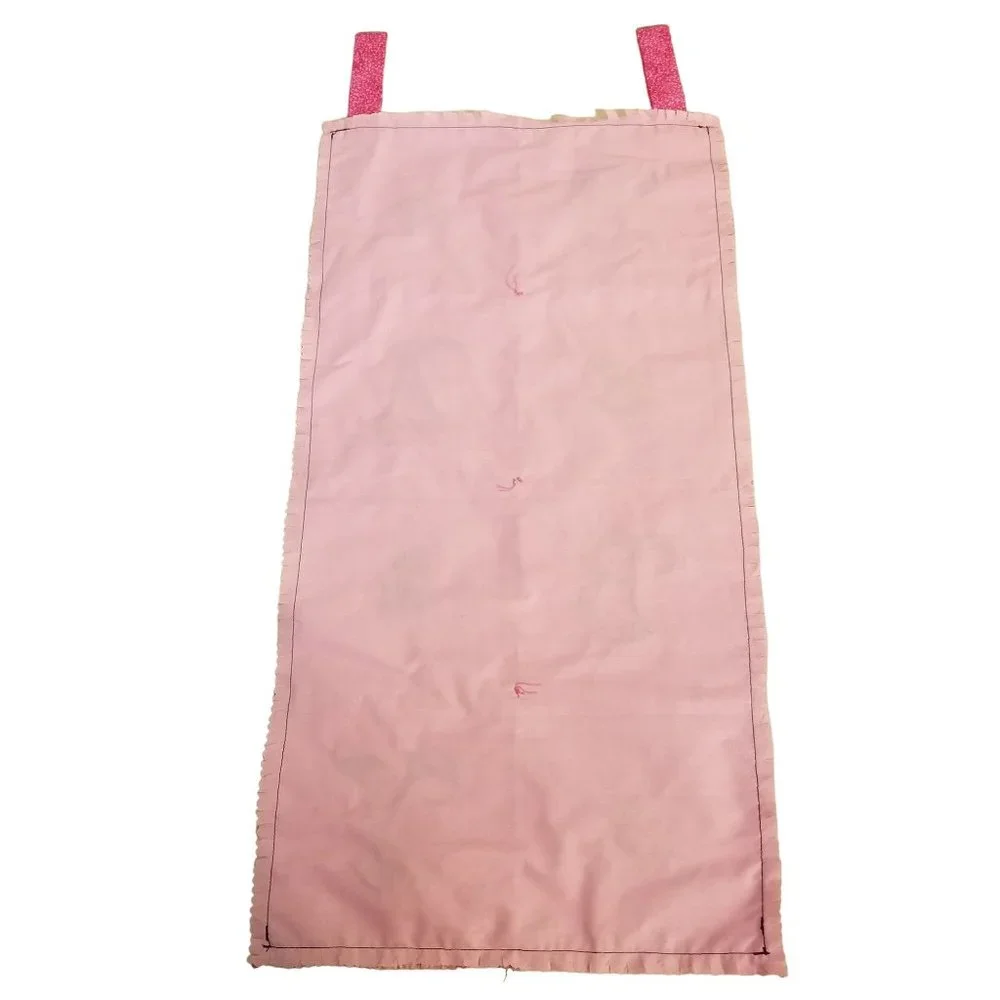 Homemade Pink Purple Quilted Wall Hanging Baby‎ Girl Embroidered Decor Nursery